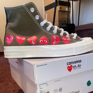 Comme des Garçons olive high top